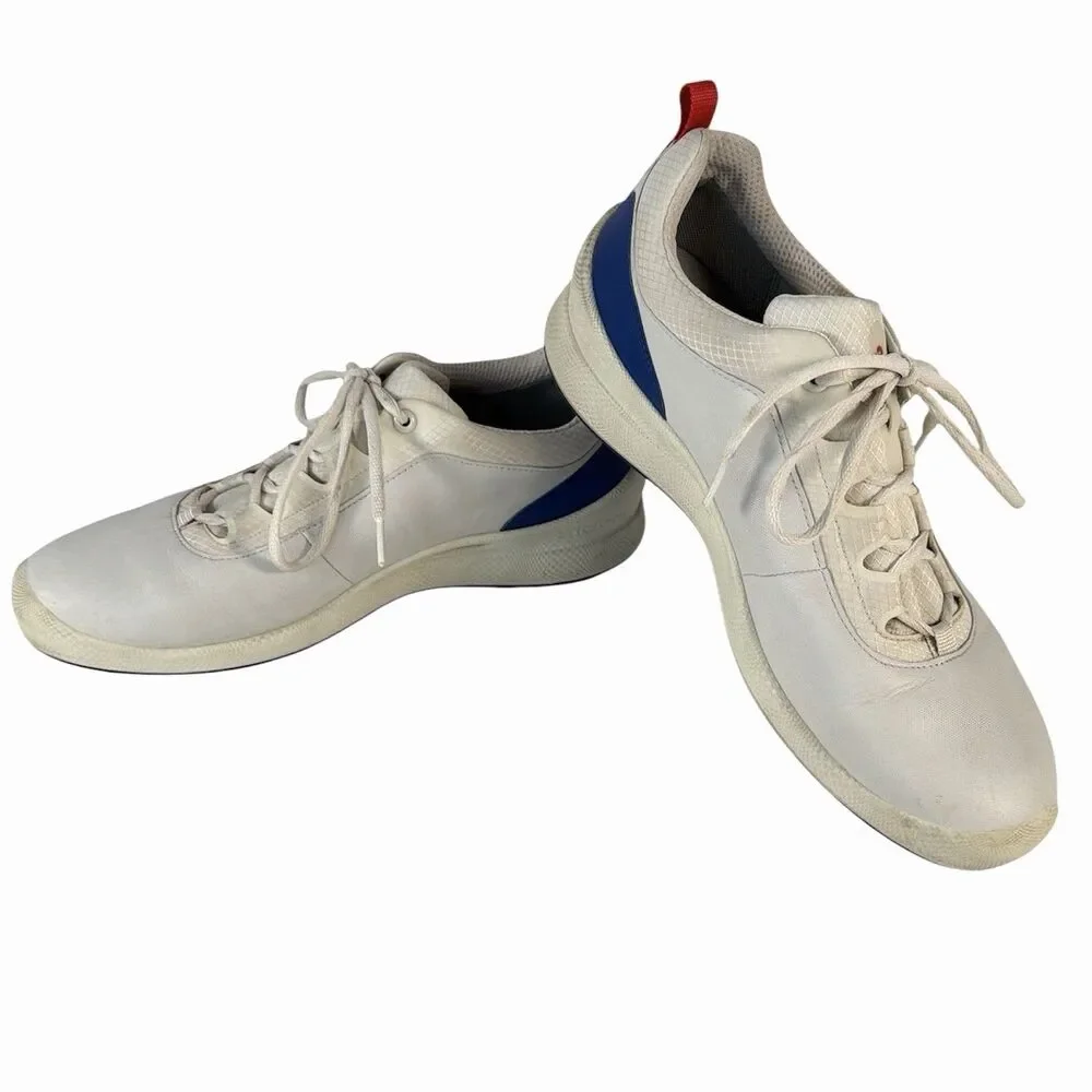 Ecco Biom Hybrid White/Mazarine Blue Mens Golf Shoes Size 11-11.5 EU Size 45